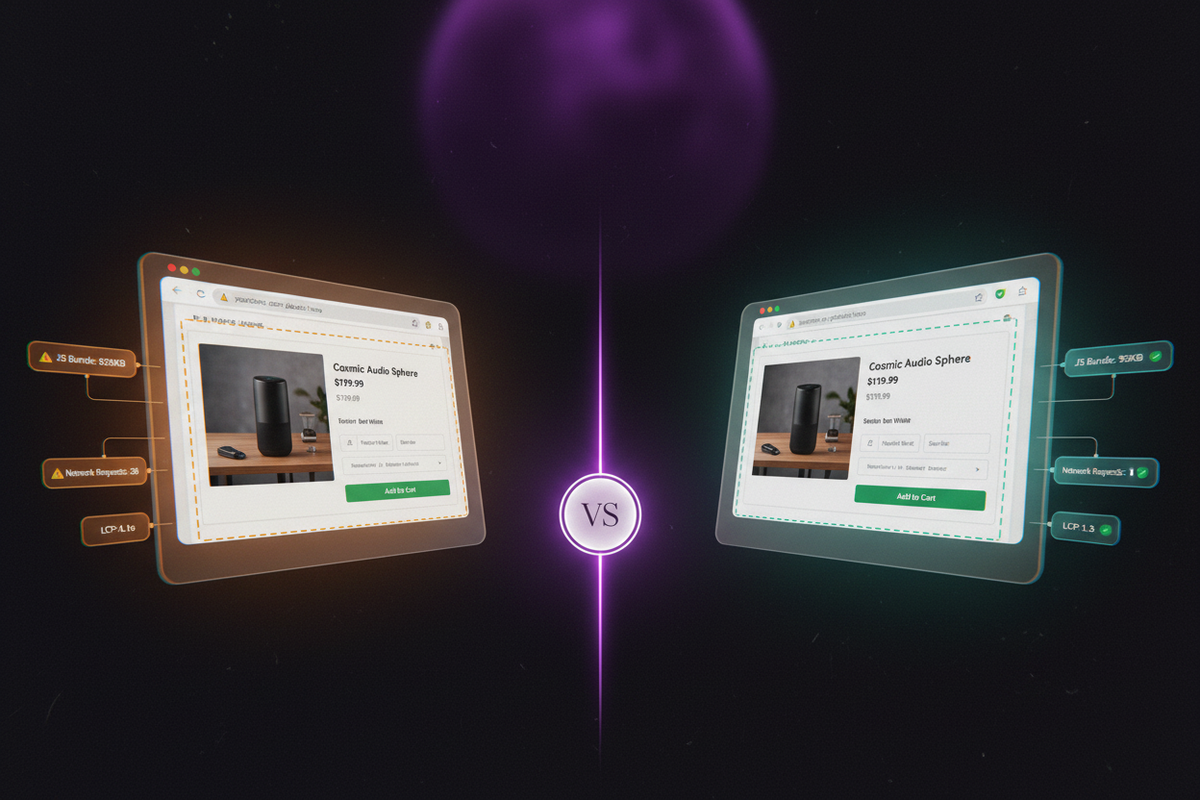 page builder vs native build